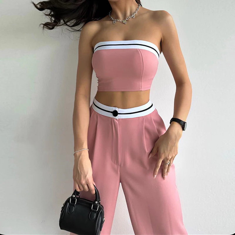 Tube top & pants