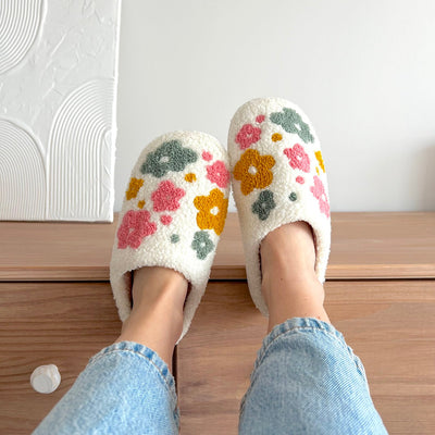 Livia Flower Slippers - Buy 1 Get 1 Free