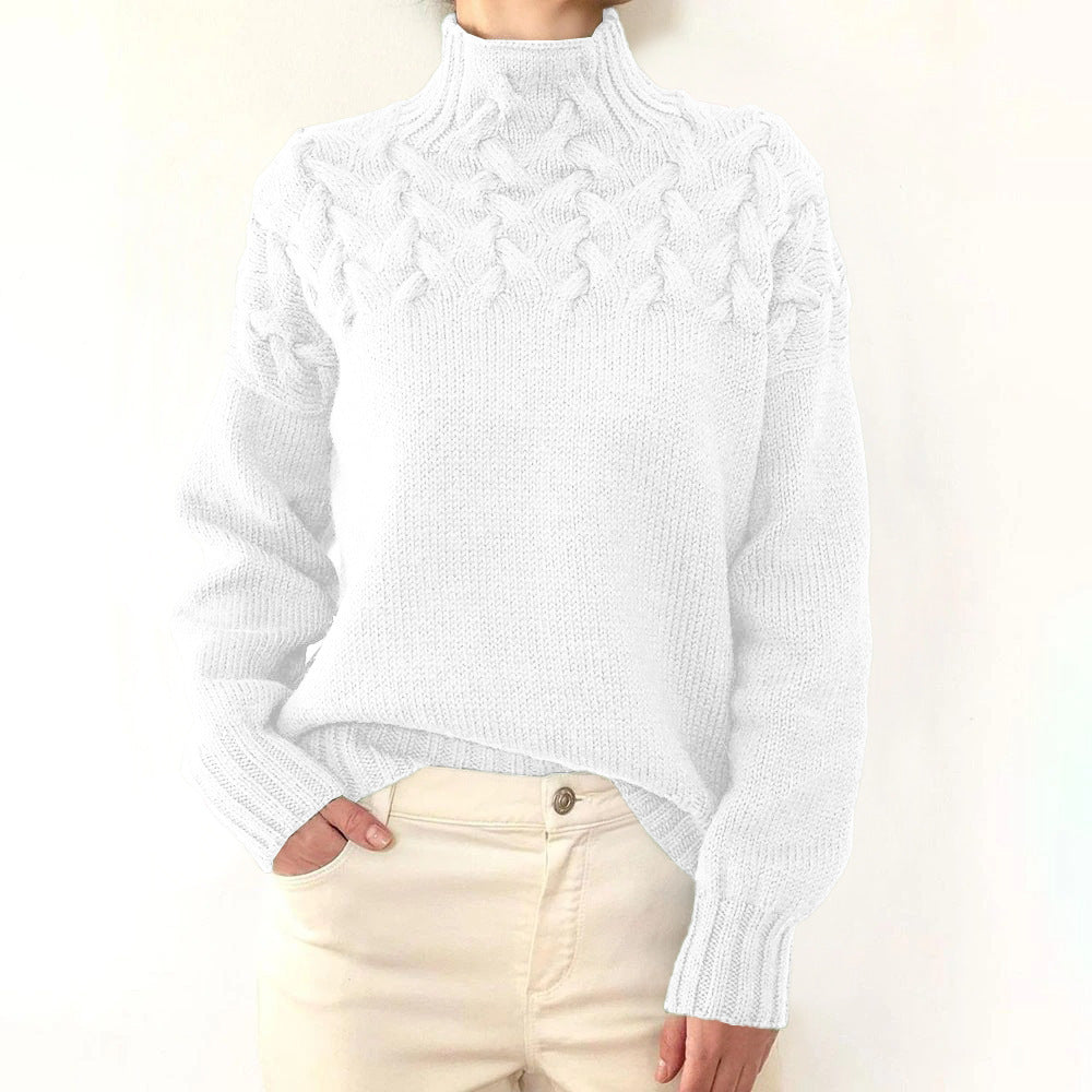 Sara - Knitted roll neck sweater