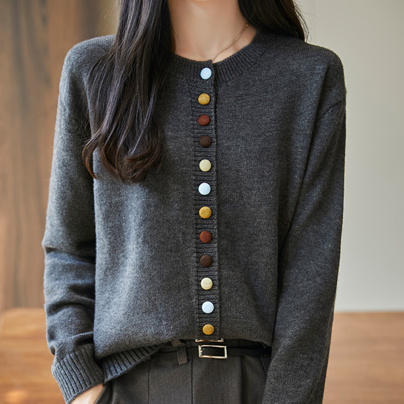 Chroma Button Cardigan