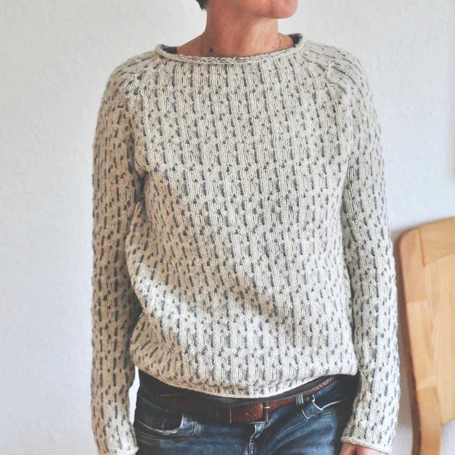 Chic boatneck sweater