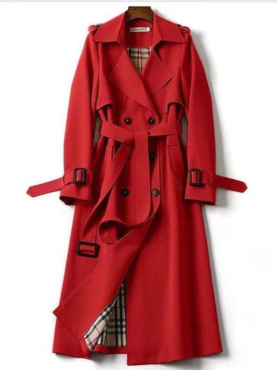 Coat with double buttons