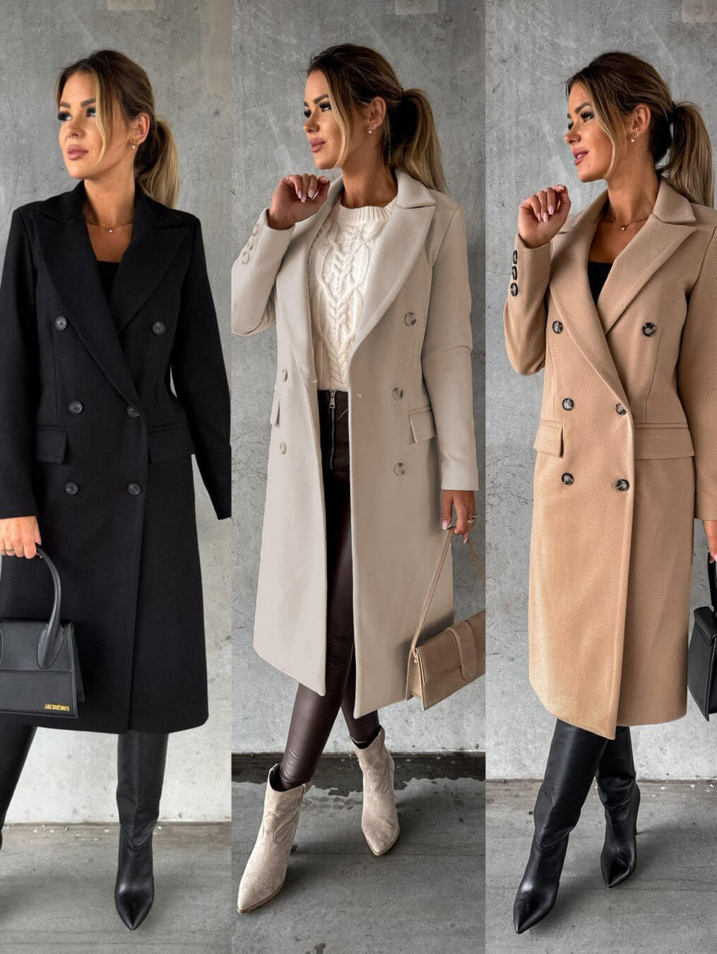 Lapel coat - Warmth with a stylish twist.