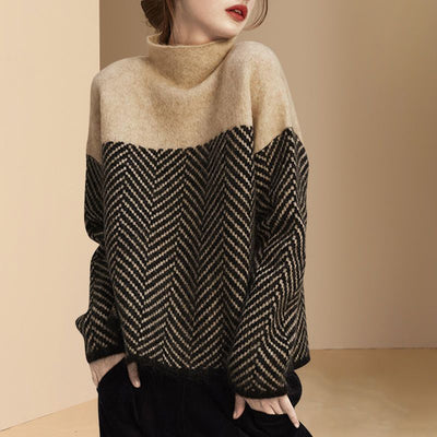 Patterned winter sweater