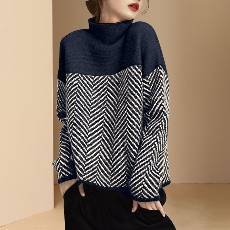 Patterned winter sweater