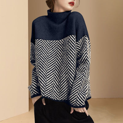 Patterned winter sweater